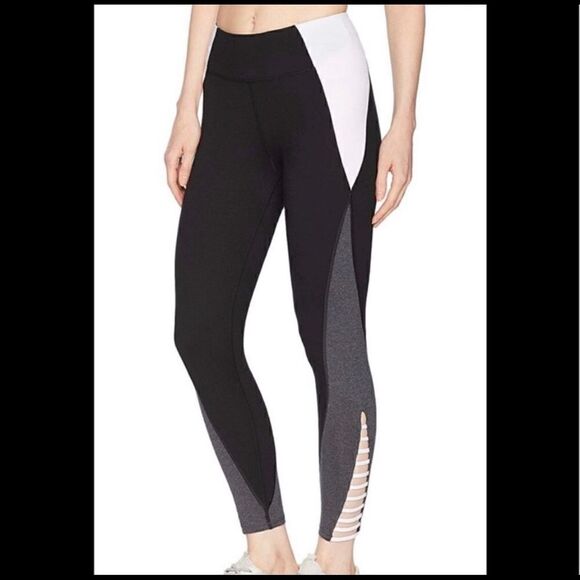 BETSEY JOHNSON HIGH RISE STRAPY CUT OUT LEGGINGS - Picture 1 of 4